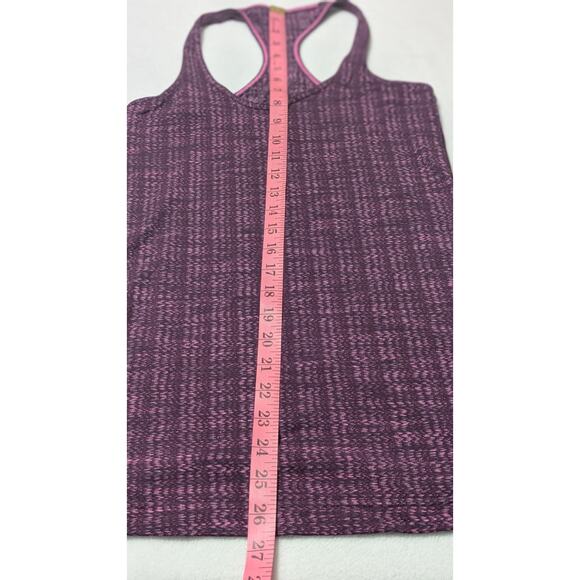 Lululemon Tank Size 6 Cool Racerback Ziggy Wee August Glo Purple‎ Red - Picture 6 of 8